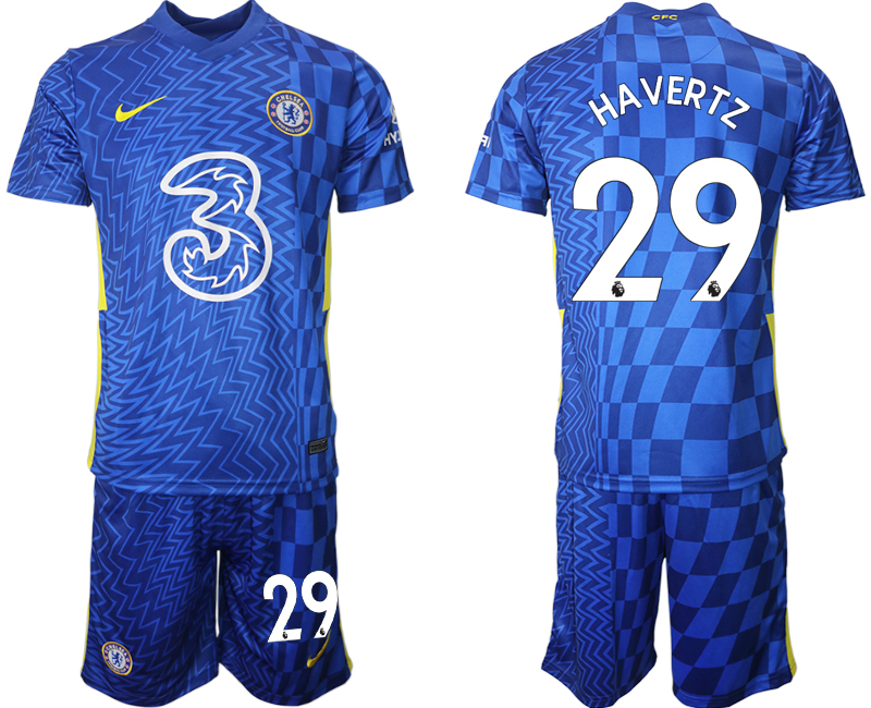 Men 2021-2022 Club Chelsea FC home blue #29 Nike Soccer Jerseys